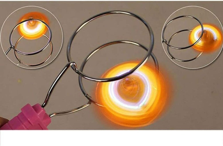 LED Magnetic Gyro Wheel - Light Spinner Toy