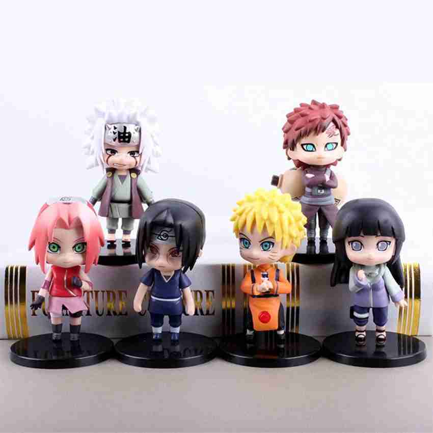 12 pçs Naruto! Bonecos Naruto, Sasuke, Gaara, Jiraiya, Itachi, Sakura,  Hinata e Kakashi