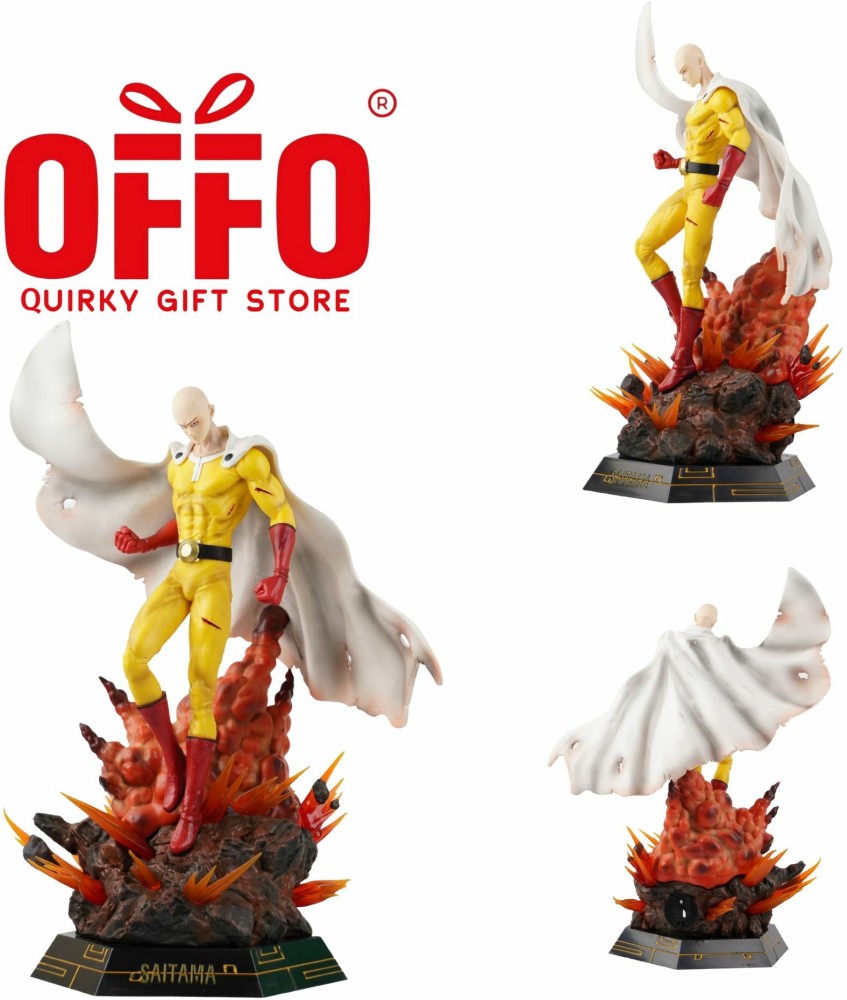 OFFO One Punch Man Saitama Anime Action Figure for Home Decors