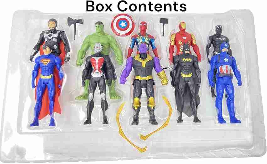 giftsrus Avengers Action Figure Superheroes Toy Set Pack of 10 for Boys Birthday Gift Avengers Action Figure Superheroes Toy Set Pack of 10 for Boys Birthday Gift Buy Avengers toys in India