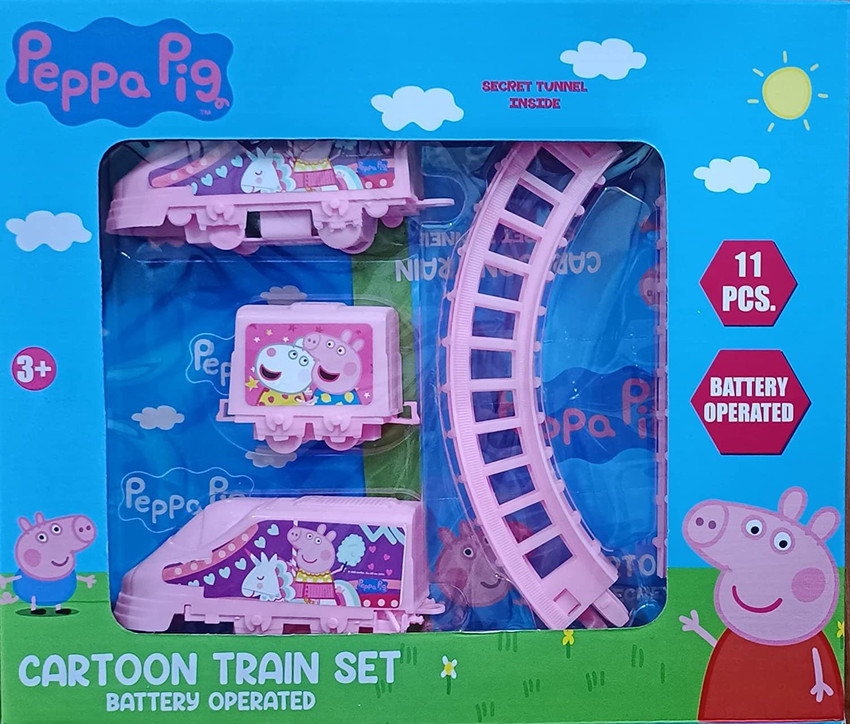 Peppa pig train and track sale set