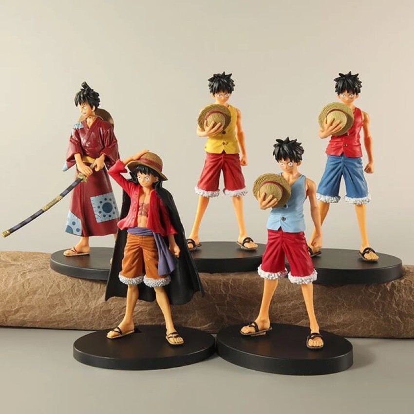 One Piece Set Of 12 Action Figures Monkey D Luffy Rucci Karo Sbanks Enel  Krieg Arlong Buggy Wapol PVC Anime Figure Collectible Model Toy