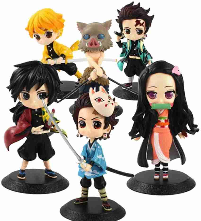 Anime Demon Slayer Kimetsu No Yaiba Pvc Action Figures Toys Anime Figure  Toys|action Figures Redmiter@