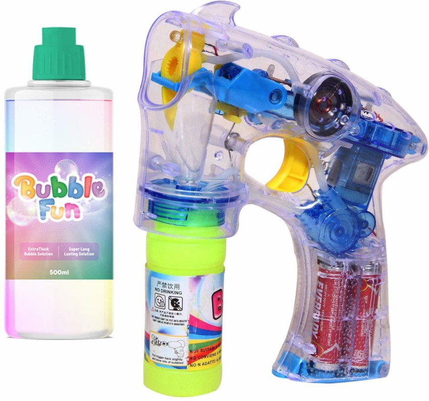 Toy Gun Blows Bubbles, Electric Bubble Gun Toys