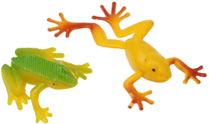 Lyla 10Pcs Plastic Frogs Animal Model Figures Kids Educational
