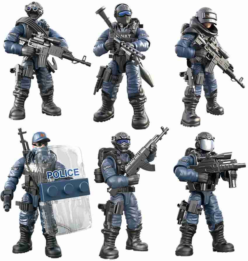 PATPAT 6 Packs Soldier Toys Soldier Action Figure Set for Kids Elite Force  Military - 6 Packs Soldier Toys Soldier Action Figure Set for Kids Elite  Force Military . shop for PATPAT