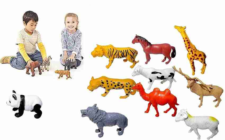 HappyBive 12 PCS Wildlife Animal Toy Set Realistic Mini Jungle Zoo Animals for Kids 007 12 PCS Wildlife Animal Toy Set Realistic Mini Jungle Zoo Animals for Kids 007 Buy Wildlife Animal toys in India....