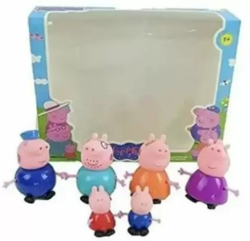 Pepstter Peppa Pig Family Best Toy for Children Pack of 6 Peppa