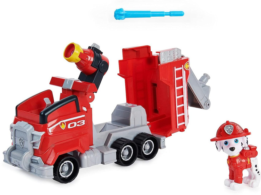 Transforming fire truck clearance