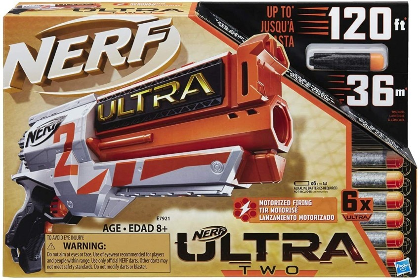 NERF Ultra Five Blaster 4-Dart Internal Clip, 4 Ultra Darts, Dart