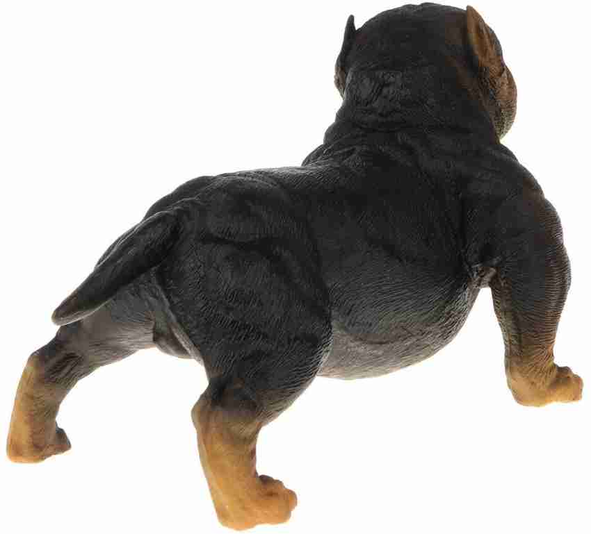 Lyla Plastic Realistic American Bully Pitbull Action Figure Pet