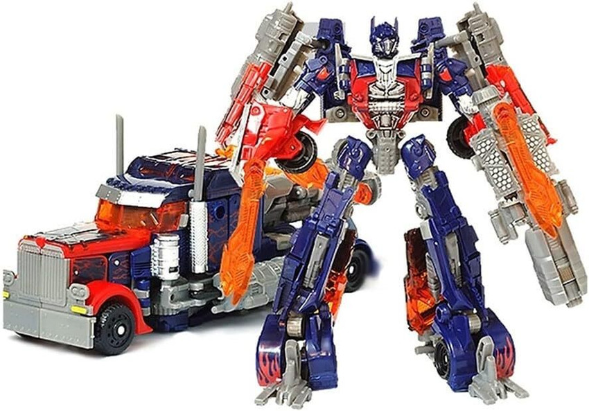 SALPITOYS Transformers Leader Class Optimus Prime Robot to Truck Converting Figure