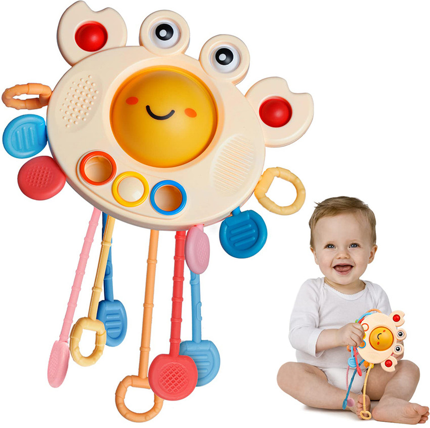 HASTHIP Sensory Toys for Kids Cartoon Crab Activity Toy for Baby Sensory Development Sensory Toys for Kids Cartoon Crab Activity Toy for Baby Sensory Development Buy LED Strip Light toys
