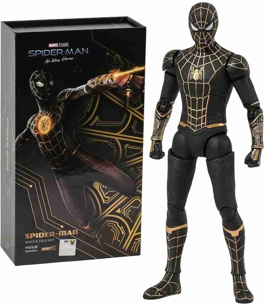 FOZZO-SK New SpiderMan Black Suit Action Figure Accessories ...