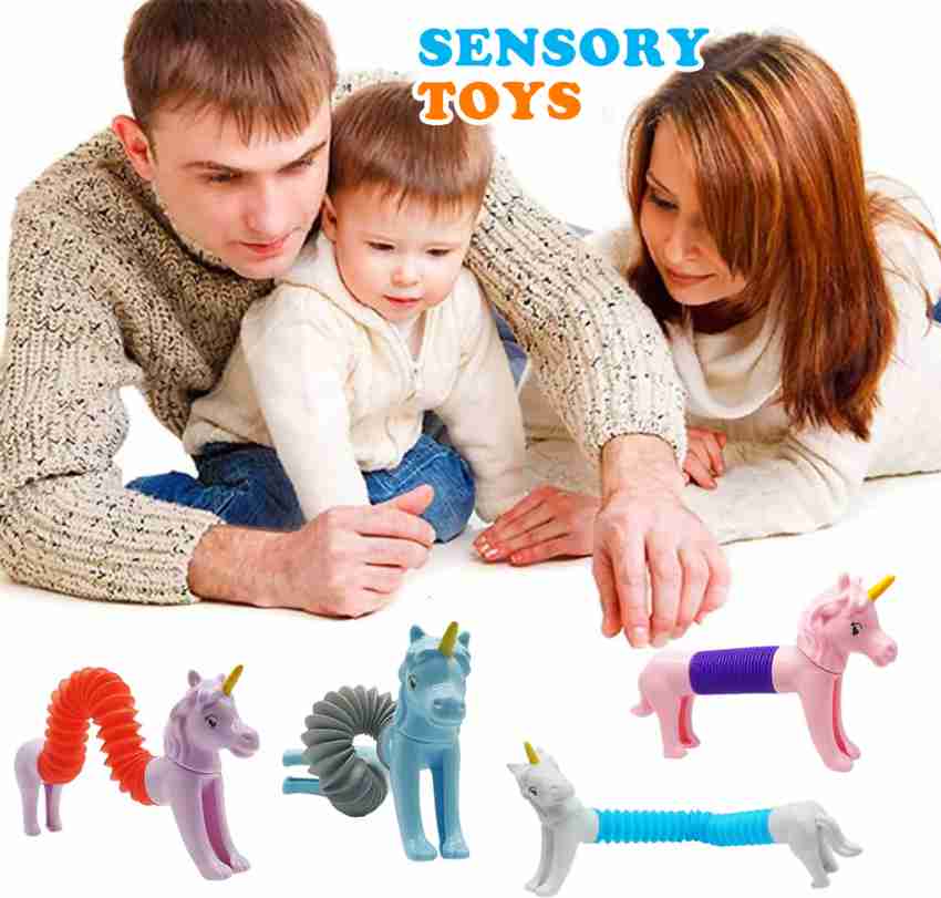 Stretch Transformable Pop Tube Spring Dog Sensory Fidget Toys