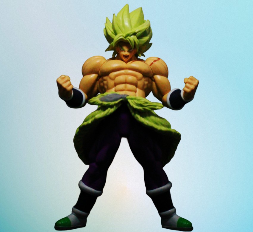 Anime Dragon Ball Z Super Saiyan 4 Broly Dark Big Figure Action