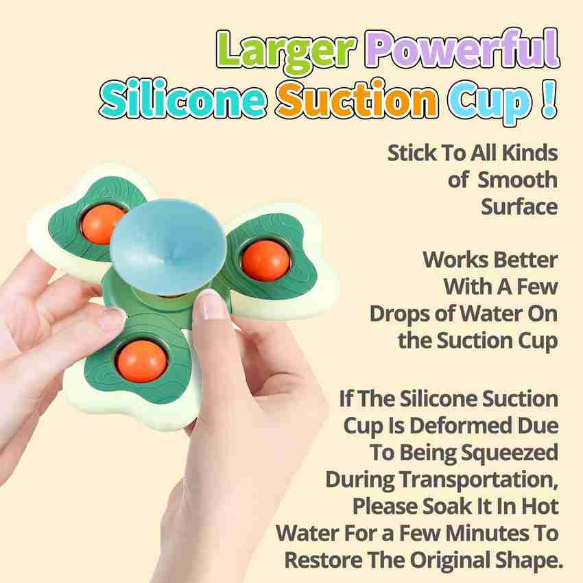 JP GLOBAL Spinner Toy Set for Babies Perfect for Bathtub High
