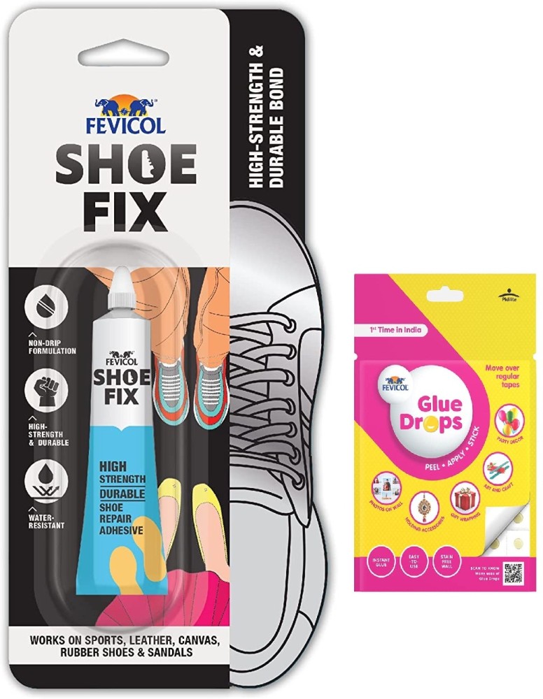 Pidilite Fevicol Shoefix High Strength Durable Shoe Repair  Adhesive With Glue Drops - Fevicol Shoefix High Strength Durable Shoe  Repair Adhesive With Glue Drops