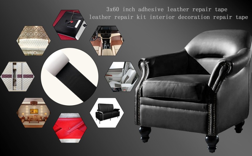 Leather Repair Kit for Furniture 4″x 63″ Leather Tape Repair Patch Self  Adhesive Sofa Vinyl Repair Patch Kit for Car Seat,Couch,Boat Seat,Chair -  Black - Coupon Codes, Promo Codes, Daily Deals, Save