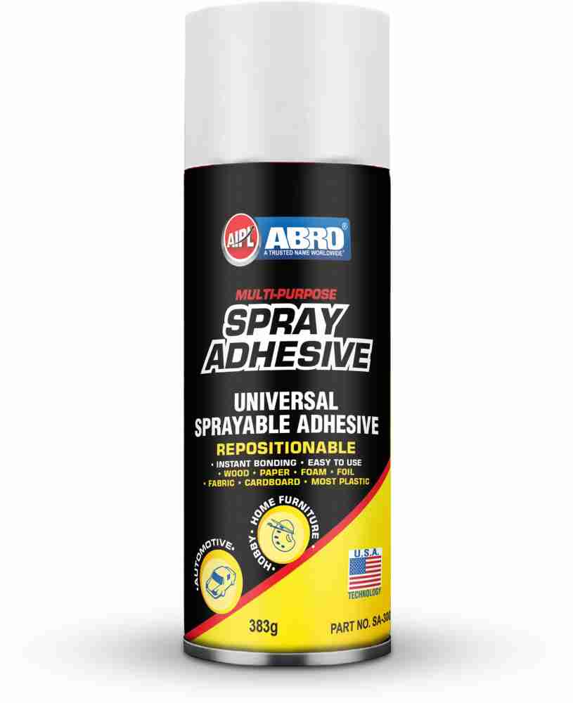 ABRO Heavy Duty Spray Adhesive, Multipurpose and Repositionable Adhesive  Price in India - Buy ABRO Heavy Duty Spray Adhesive, Multipurpose and  Repositionable Adhesive online at