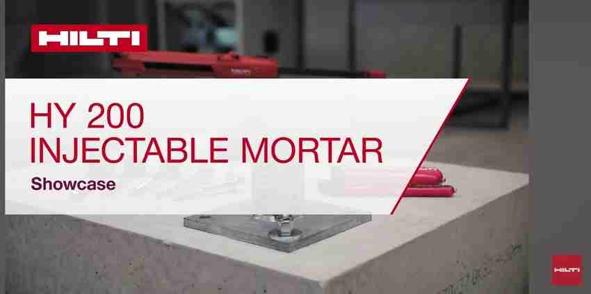 HILTI Injectable Mortar Epoxy, Anchor Bolt Chemical HIT-HY 200-A 