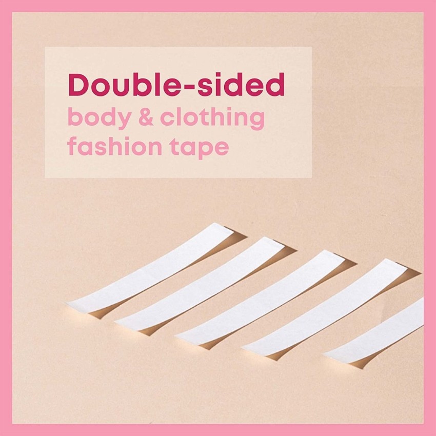 Women Fashion Tape for Clothes, Double Stick Strips – 36 Strips | Clothing & Body, Strong and Clear Tape for All Skin Tones and Fabric, Waterproof 
