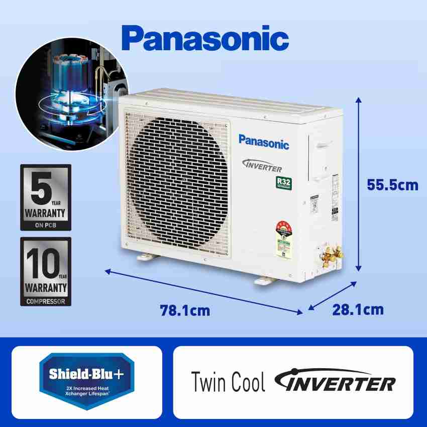 panasonic ac 1.5 ton 5 star copper inverter 2022