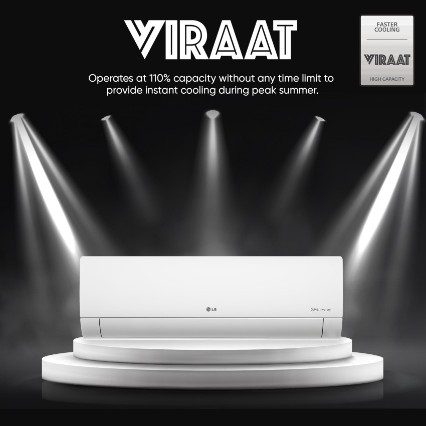 lg viraat ac 1.5 ton price