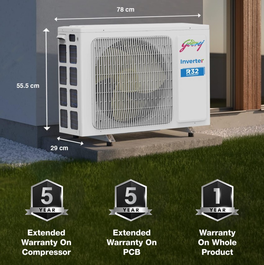 Godrej split ac 1.5 deals ton indoor unit price