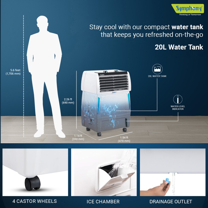 Symphony cooler touch 20 clearance price