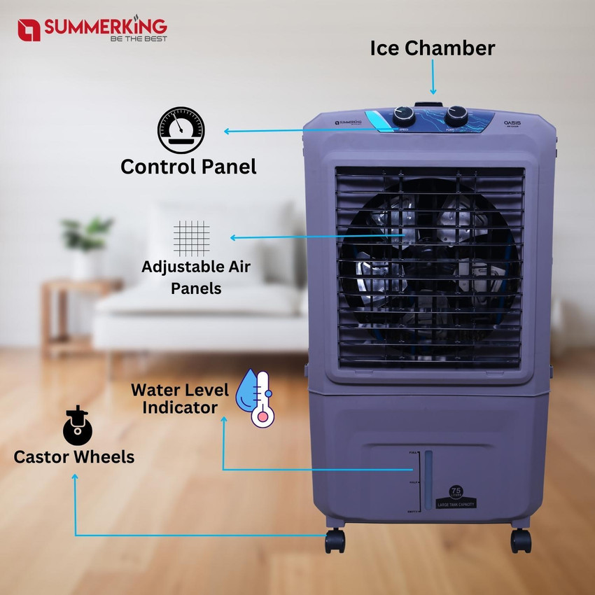 SUMMERKING 80 L Room Personal Air Cooler Price in India Buy