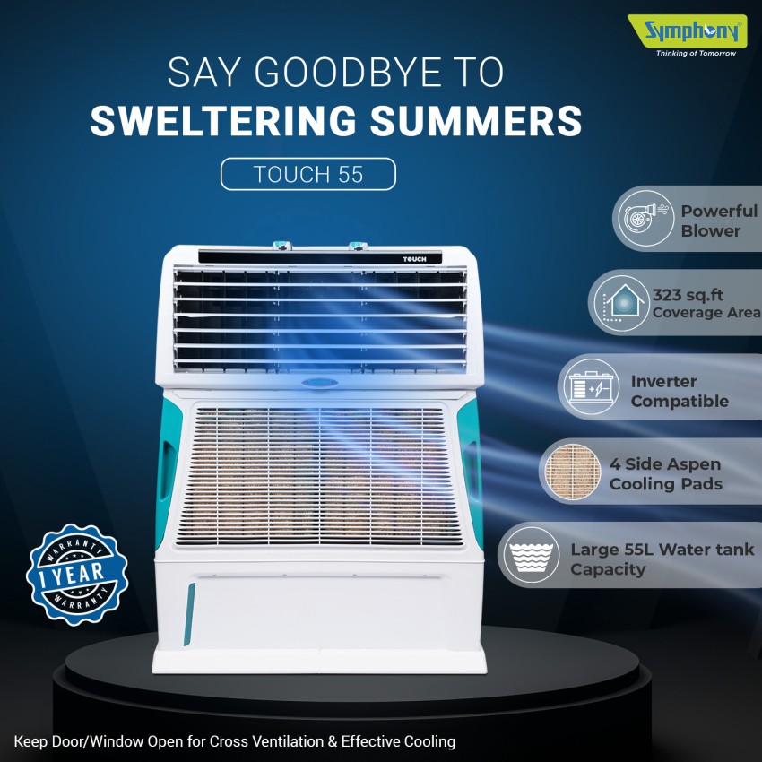 Symphony touch best sale 80 air cooler