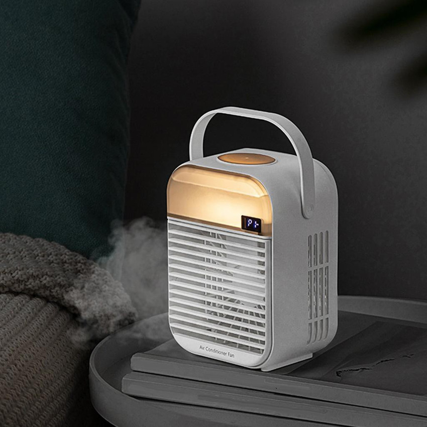 LoomTree Portable Mini Air Conditioner Desktop Fan Cooler Humidifier  Purifier White Cooler - LoomTree : Flipkart.com