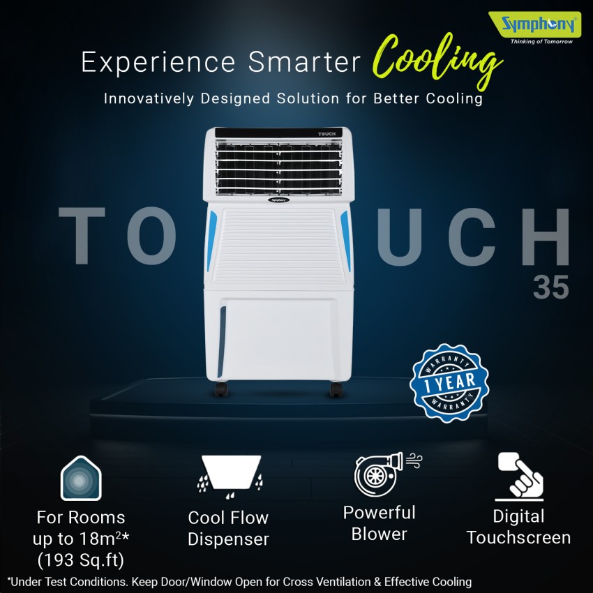 Symphony touch 35 hot sale litre air cooler