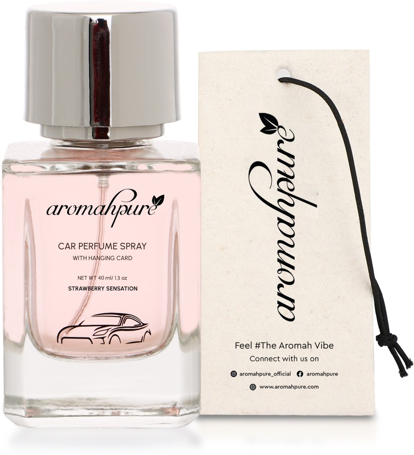 Buy Car Perfume Spray with Hanging Card (Jasmine) Online at Aromahpure