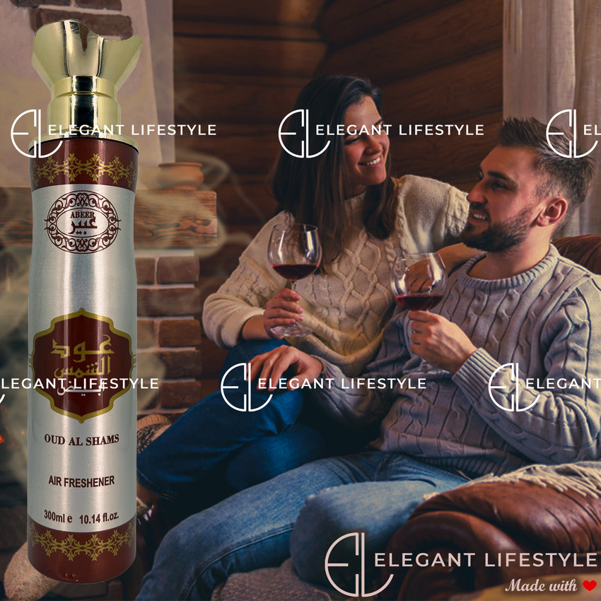 Elegant Lifestyle Oud AL Shams Air Freshener Spray for Home