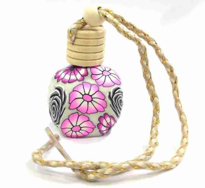 CRACKER Car Air Freshener, Car Perfume with Natural Fragrance Oils and  Wooden Diffuser, Hanging Perfume Bottle