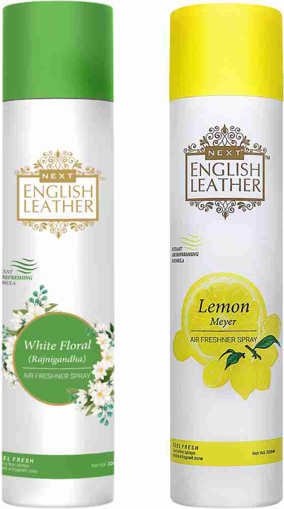 Pack of 3 Air Fresheners Spray (Next English Leather Floral , Rose and  Fusion ) - 220ML Each
