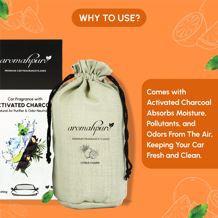 Activated charcoal store car air freshener