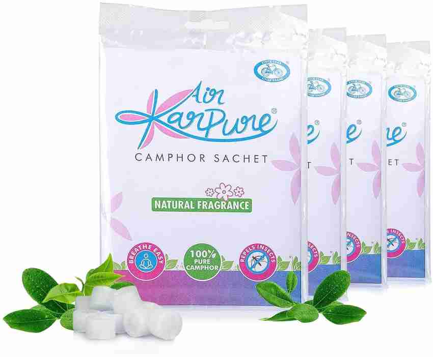 Cycle Karpure Camphor Pouch Combo - For Closets, Bookshelves, Bags