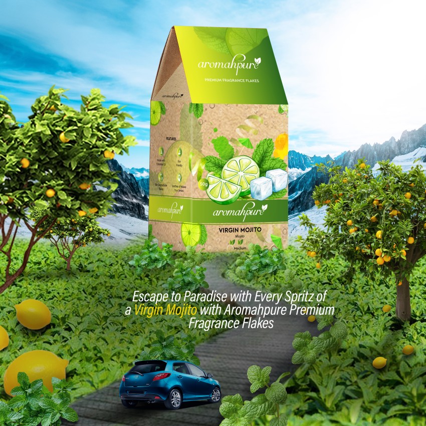 Aromahpure Premium Car Perfume Fragrance Flakes - Mojito-Cucumber, Luxury Car  Air Freshener Diffuser Price in India - Buy Aromahpure Premium Car Perfume  Fragrance Flakes - Mojito-Cucumber, Luxury Car Air Freshener Diffuser online