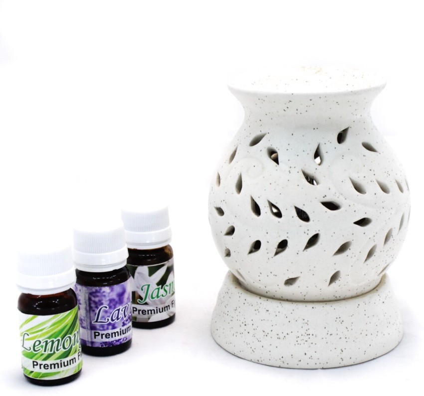 Ceramic White Aroma Oil Diffuser pot