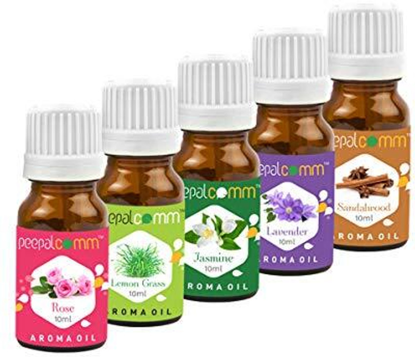 PeepalComm Pure Aroma Essential Oils for Diffuser Set of 5