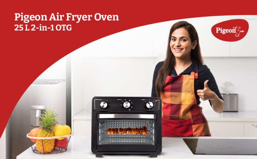 Ibell af1300m air fryer oven otg 13l 1800w with rotisserie skewer