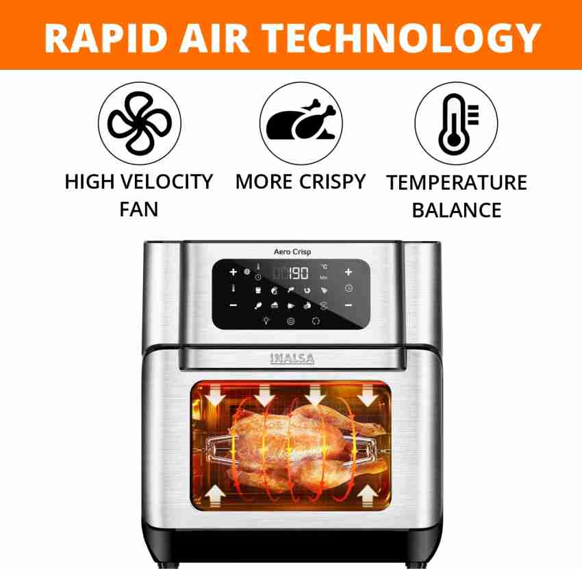 Klarstein AeroCrisp 9 Digital, Friggitrice ad aria calda