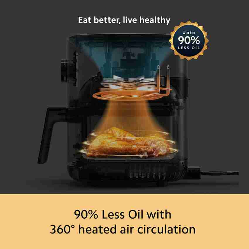 XIAOMI MAF02 Smart Technology, 90% Less Fat, 7 Preset menus, 4-5 people Air  Fryer Price in India - Buy XIAOMI MAF02 Smart Technology, 90% Less Fat, 7  Preset menus, 4-5 people Air Fryer online at