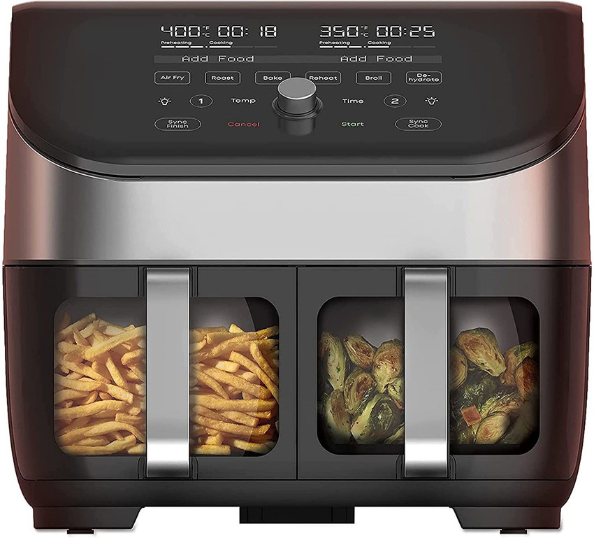 Instant Pot Vortex 8 Qt ClearCook Dual Window Basket Touch Panel