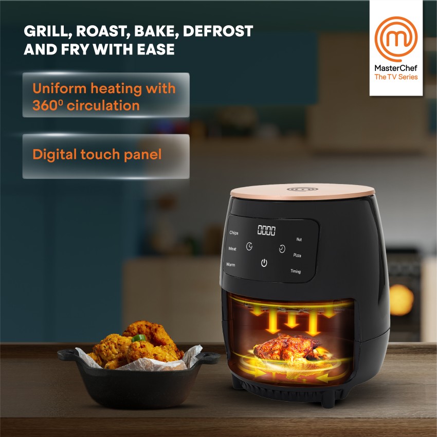 MasterChef NutriKing with Digital Touch Panel Air Fryer Price in India -  Buy MasterChef NutriKing with Digital Touch Panel Air Fryer online at