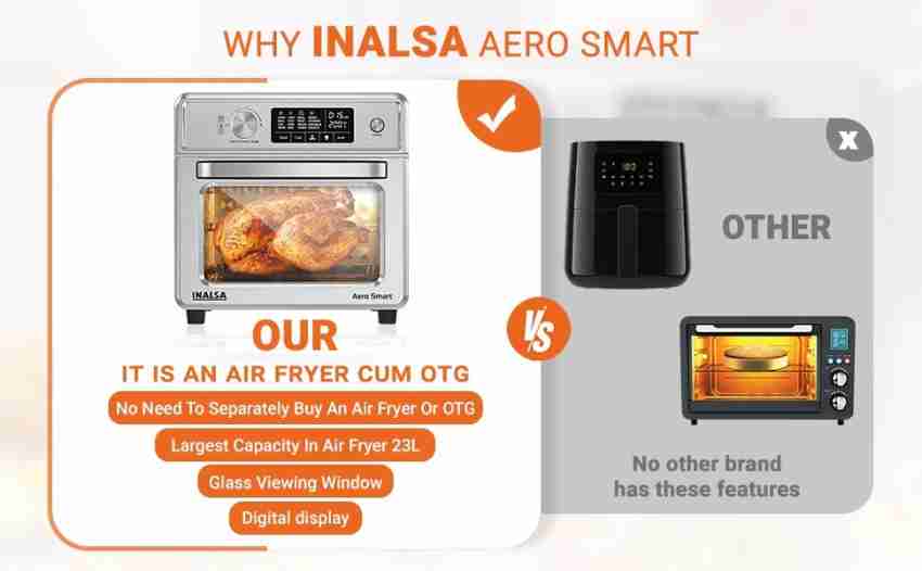 inalsa aero smart oven 1700w