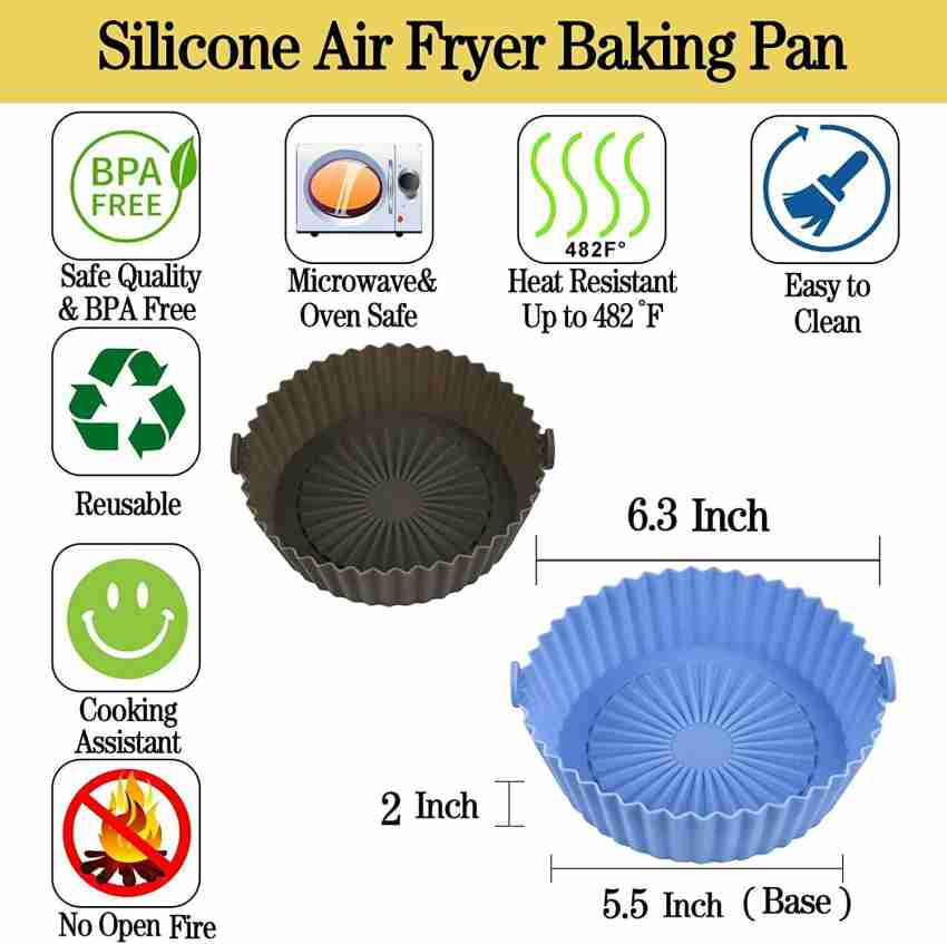 Up To 63% Off Reusable Silicone Air Fryer Mat